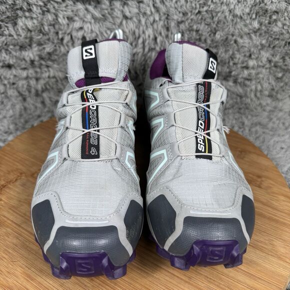 Salomon Shoes Women's 9 SpeedCross 4 Trail Running Sneakers - Picture 7 of 9